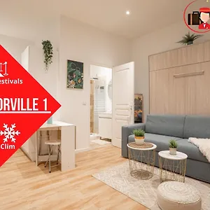  Apartment Le Sweet Forville 1 - Palais Des Festivals - Marche Provencal - - Au Calme - Clim