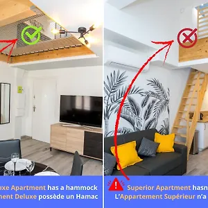  Apartment Duplex : 300m, Clim, Netflix